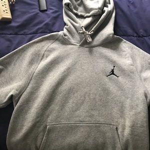 Jordan Grey Hooded Sweatshirt